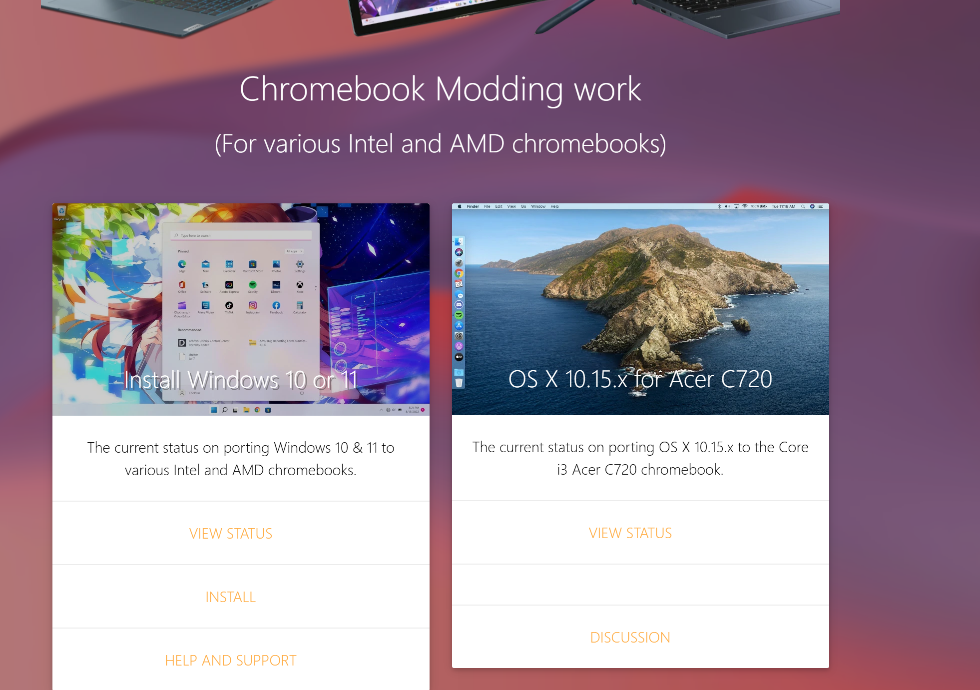 chromebook & chromebox 的机器安装 暴力刷bios，windowns10 11 各大linux或macos